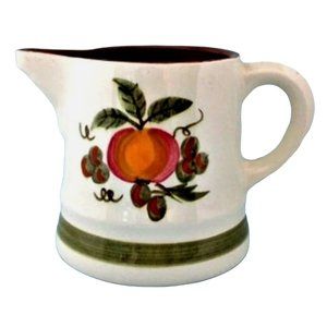 Vintage Stangl Apple Delight 24 oz Pitcher Replacement Dinnerware Serveware